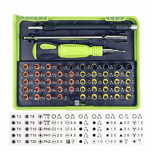 Kit de herramientas manuales 53 en 1 precisión magnética miniatura 2