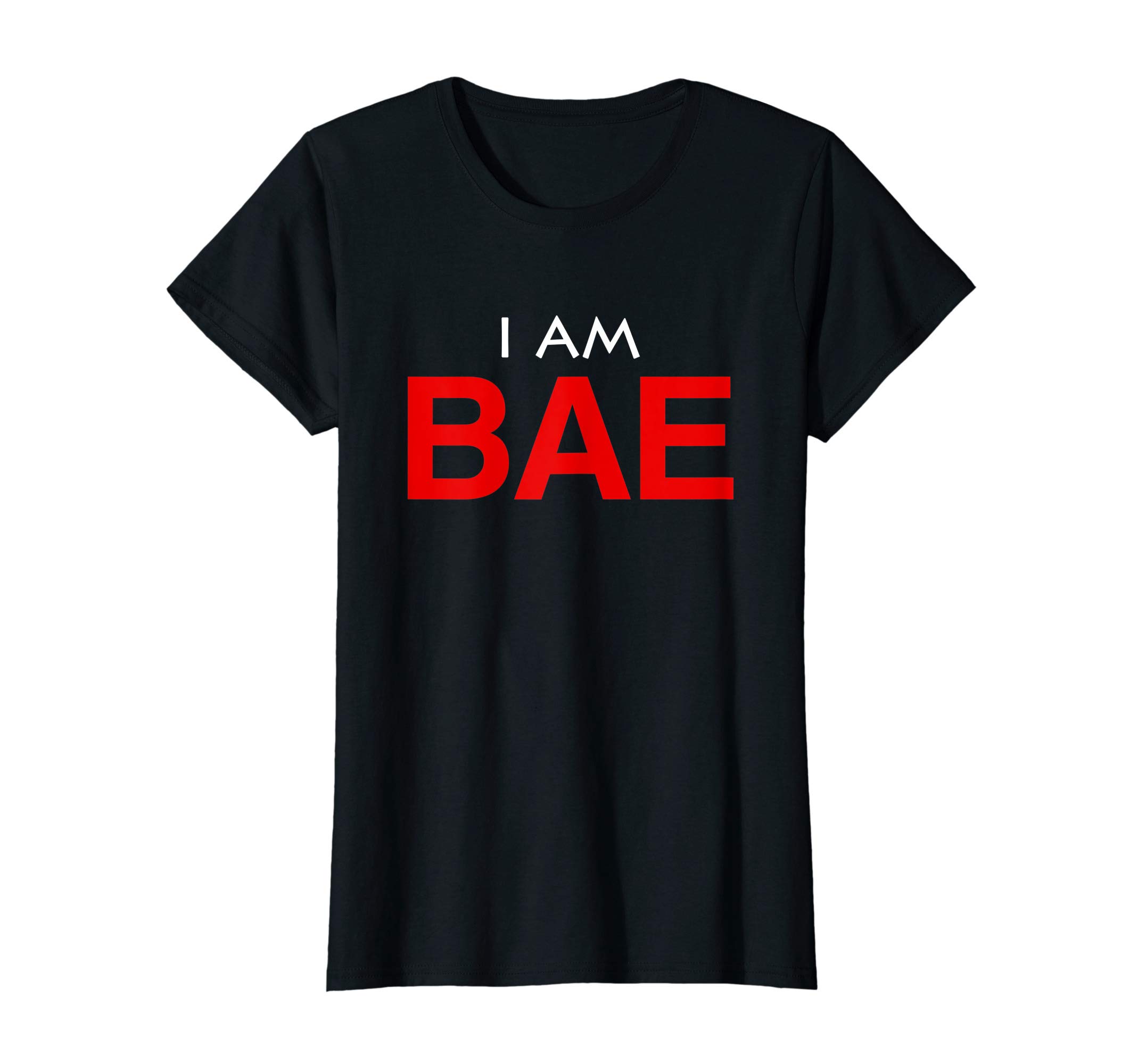 Married Engaged Faithful Couple ApparelWomens I Am Bae - If Lost Return To Bae Funny Couples T-Shirt