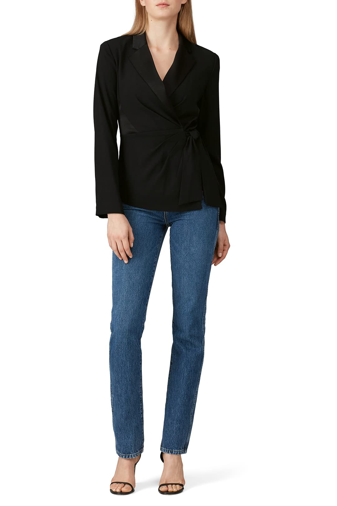 Diane von FurstenbergRent the Runway Pre-Loved Lana Top, Black, 2