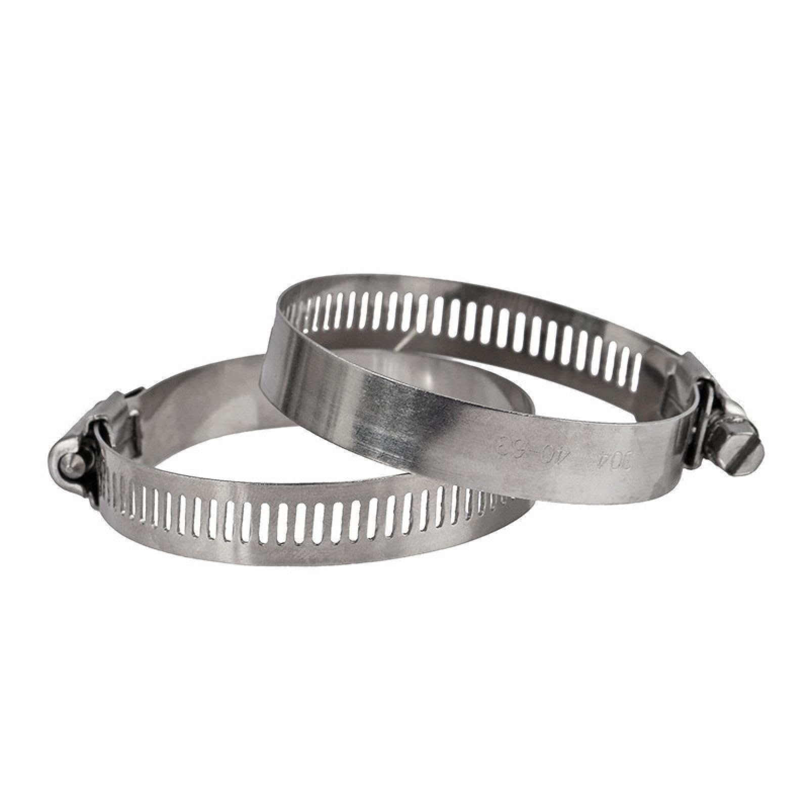 Abrazadera de manguera de acero inoxidable 304 ajustable, 12-80 mm, tamaño sinfín, 20 unidades (12-80 mm, 20 unidades)