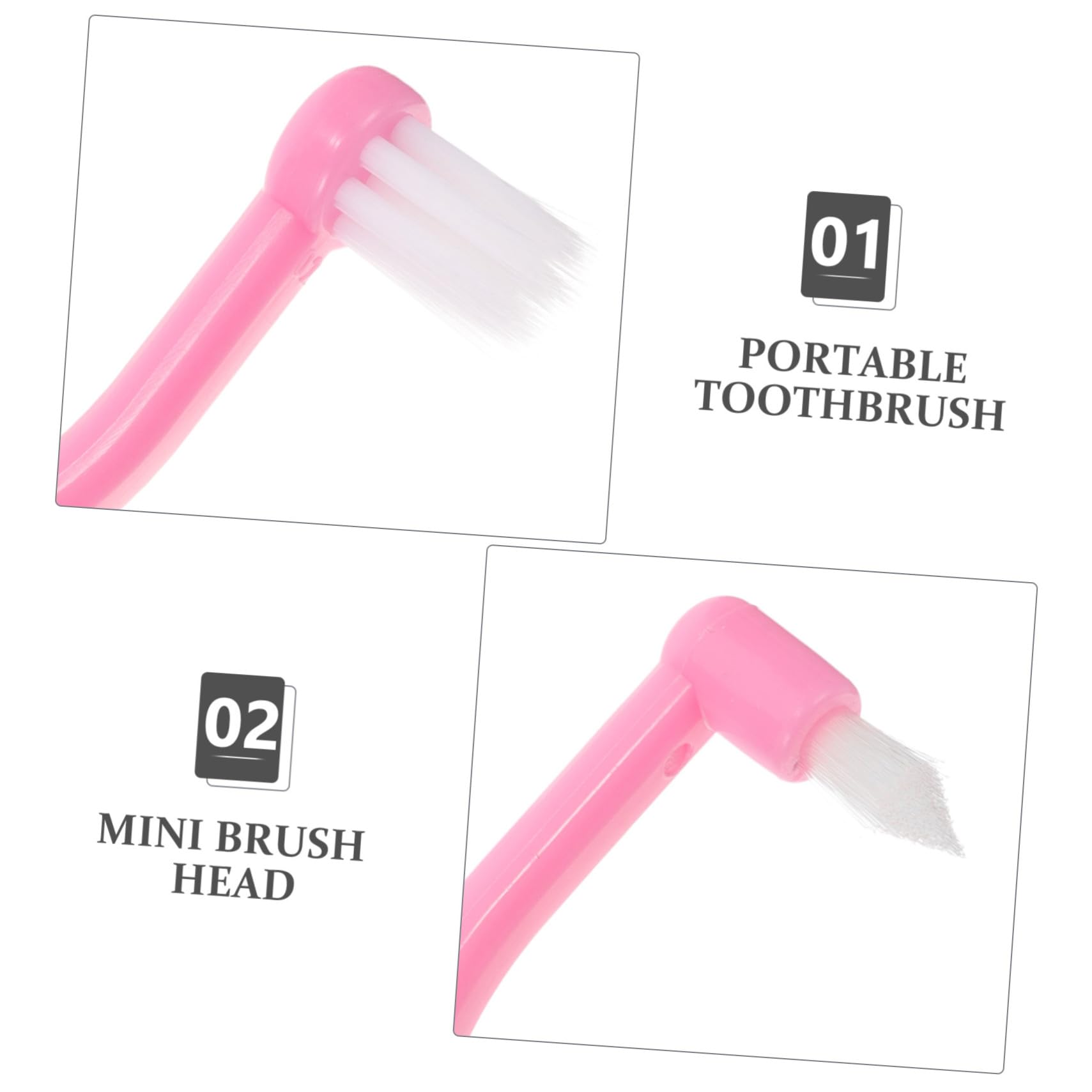 4 set Spazzolino Da Denti A Doppia Testa Per Testine Interdentali Spazzolino Da Denti Morbido A Forma Di U Spazzolino Da Denti Testine Per Spazzolino Da Denti Setole 4 pezzi * 4