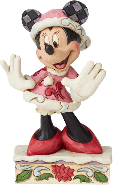 Disney Traditions Festive Fashionista Minnie Figurine