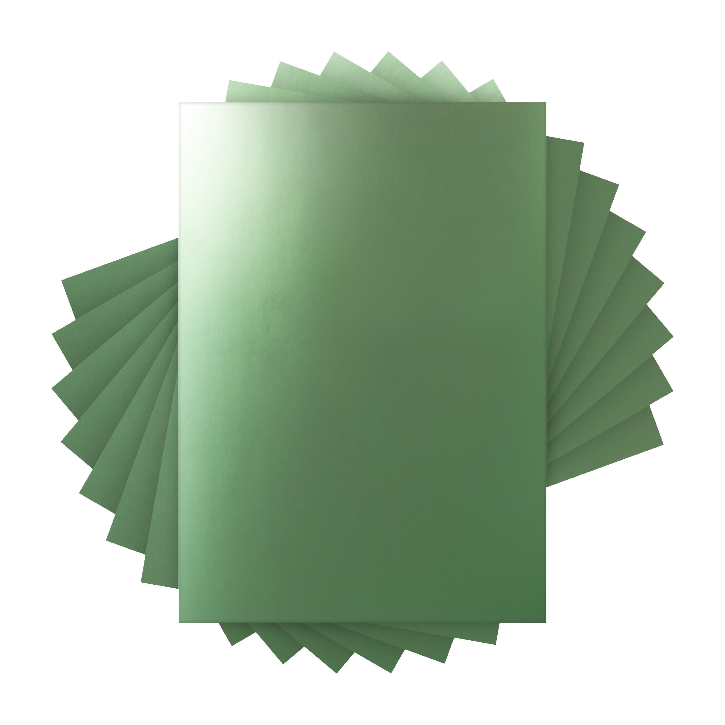 Craft Perfect Mirror Card - High Gloss - Smooth Mint - 250 GSM - A4 (20 Sheets)