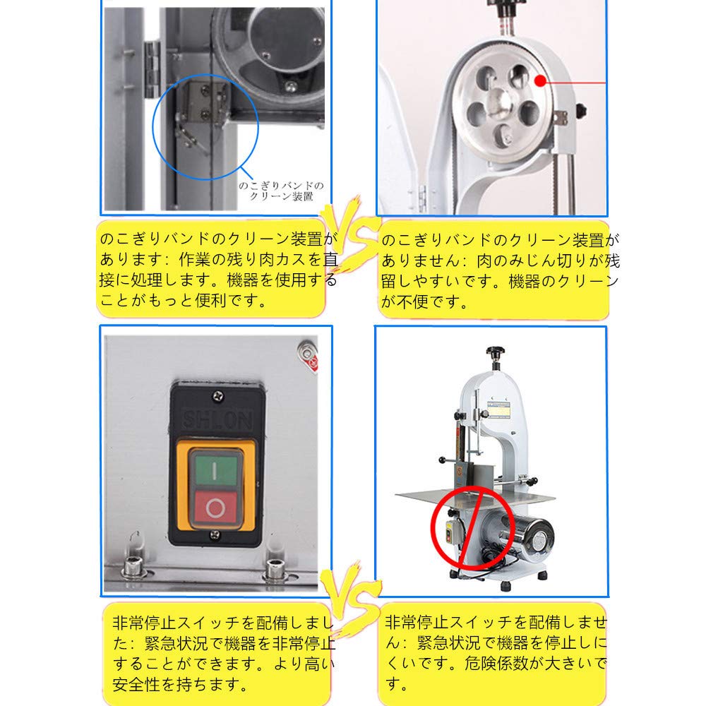 Amazon | BAOSHISHAN 骨切り機 電動骨切り機 骨カッター 業務用
