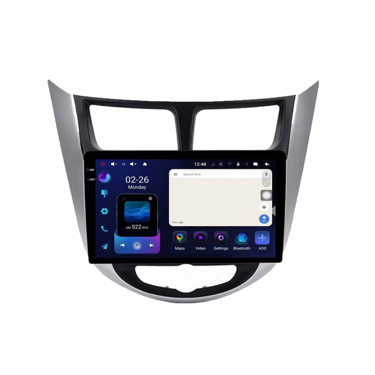 Radio Coche 2 DIN Android Auto Bluetooth para Ford C-MAX 2003 2004 2005 2010 8
