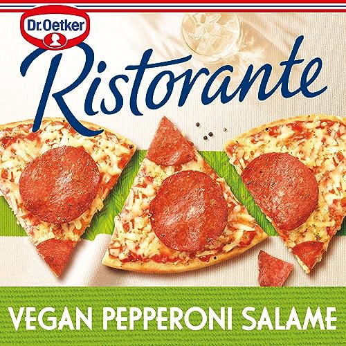 Dr. Oetker Ristorante Vegan Pepperoni Salami Pizza 295g (Frozen) - Packaging May Vary