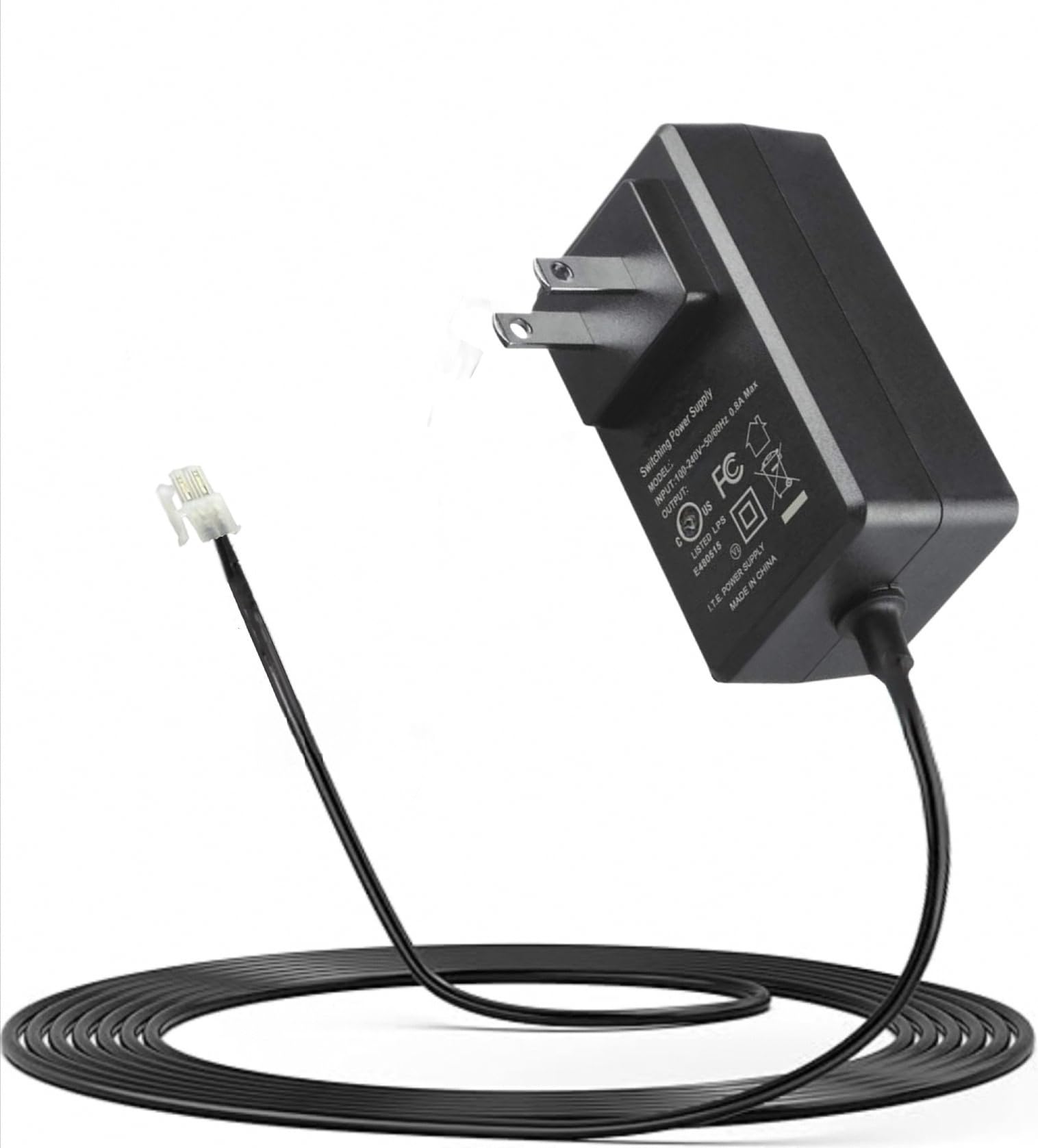Marg 12V AC/DC Adapter for Fortinet FortiAP 441K 4x4 Wi-Fi 7 Indoor Access Point FAP-441K-A 12VDC DC12V 12 Volt 12 Volts Power Supply Cord Battery Charger Cable PSU