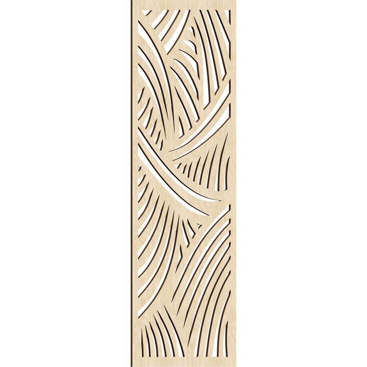 21 3/8"W x 54 3/8"H x 1/4"T Chester Decorative Fretwork Wood Wall Panels, Birch
