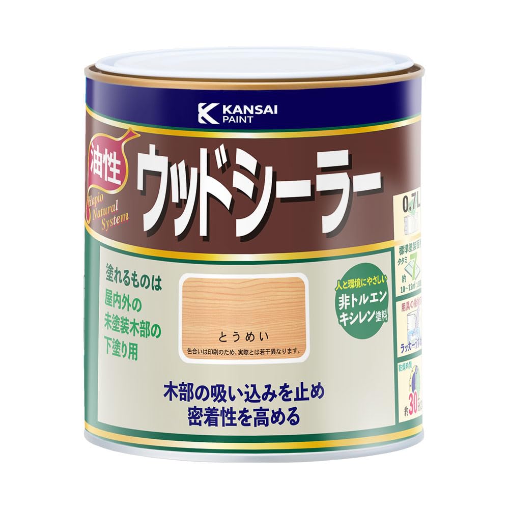 Amazon | カンペハピオ ペンキ 塗料 油性 ニス シーラー 速乾性