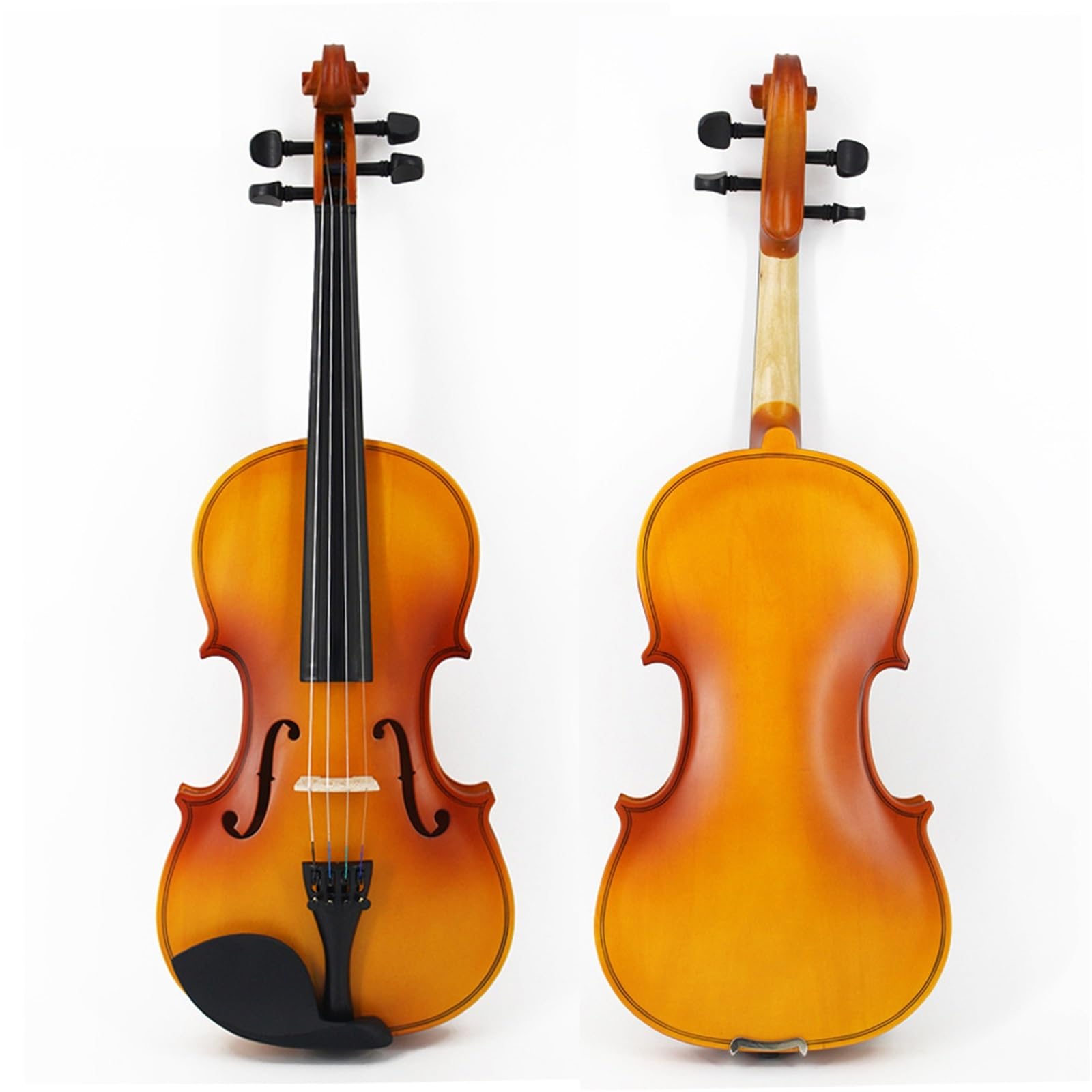 4/4 3/4 1/2 1/4 1/8 Dimensioni Violino Opaco Compensato Principiante Pratica Violino Universale(1/2)