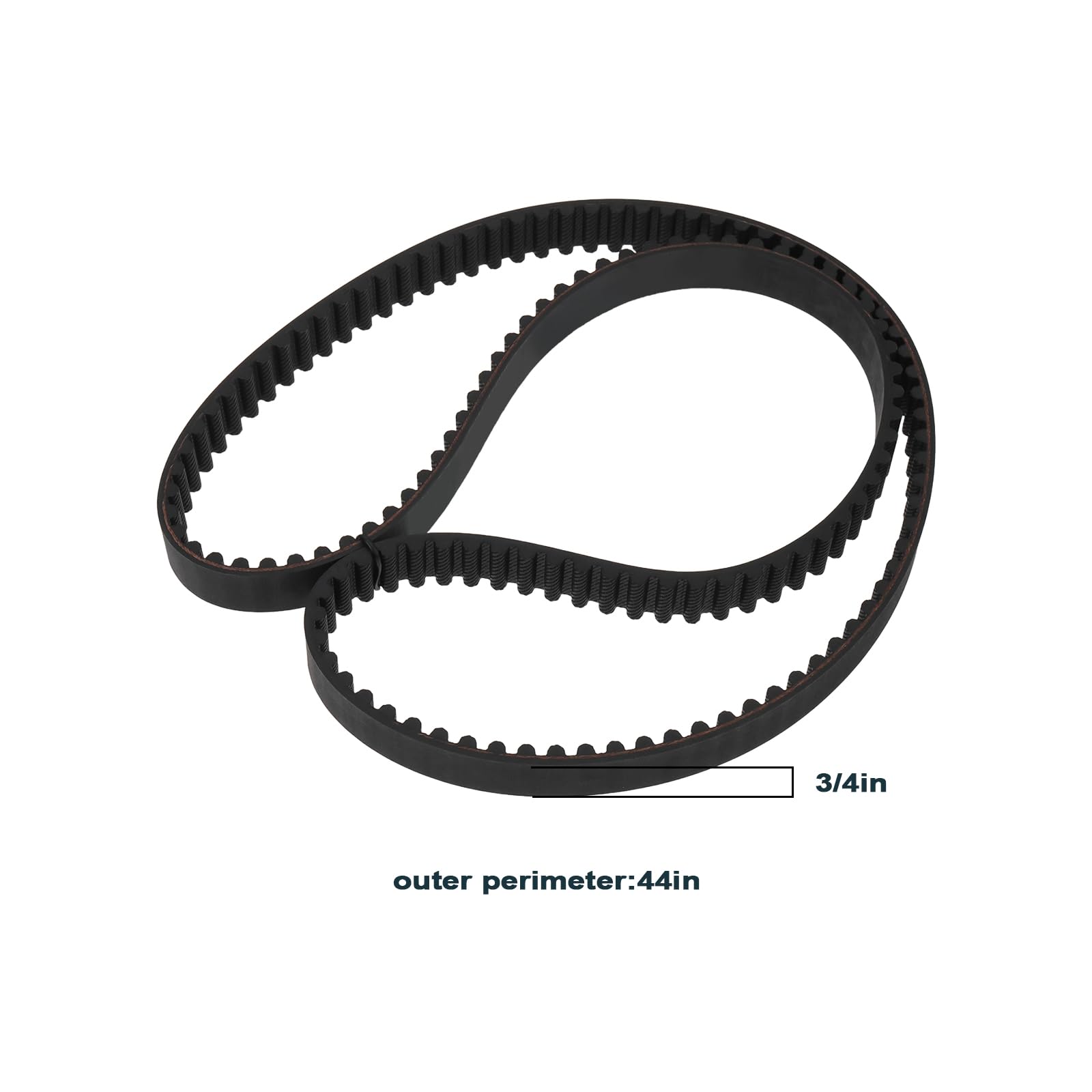 eMagTech Courroie d'entraînement de Boîte de Vitesses pour Tondeuses à Gazon Pièce de Rechange 1209470 120-9470 Compatible avec Toro Timemaster 20200 20976 20978 20979 20977 20975