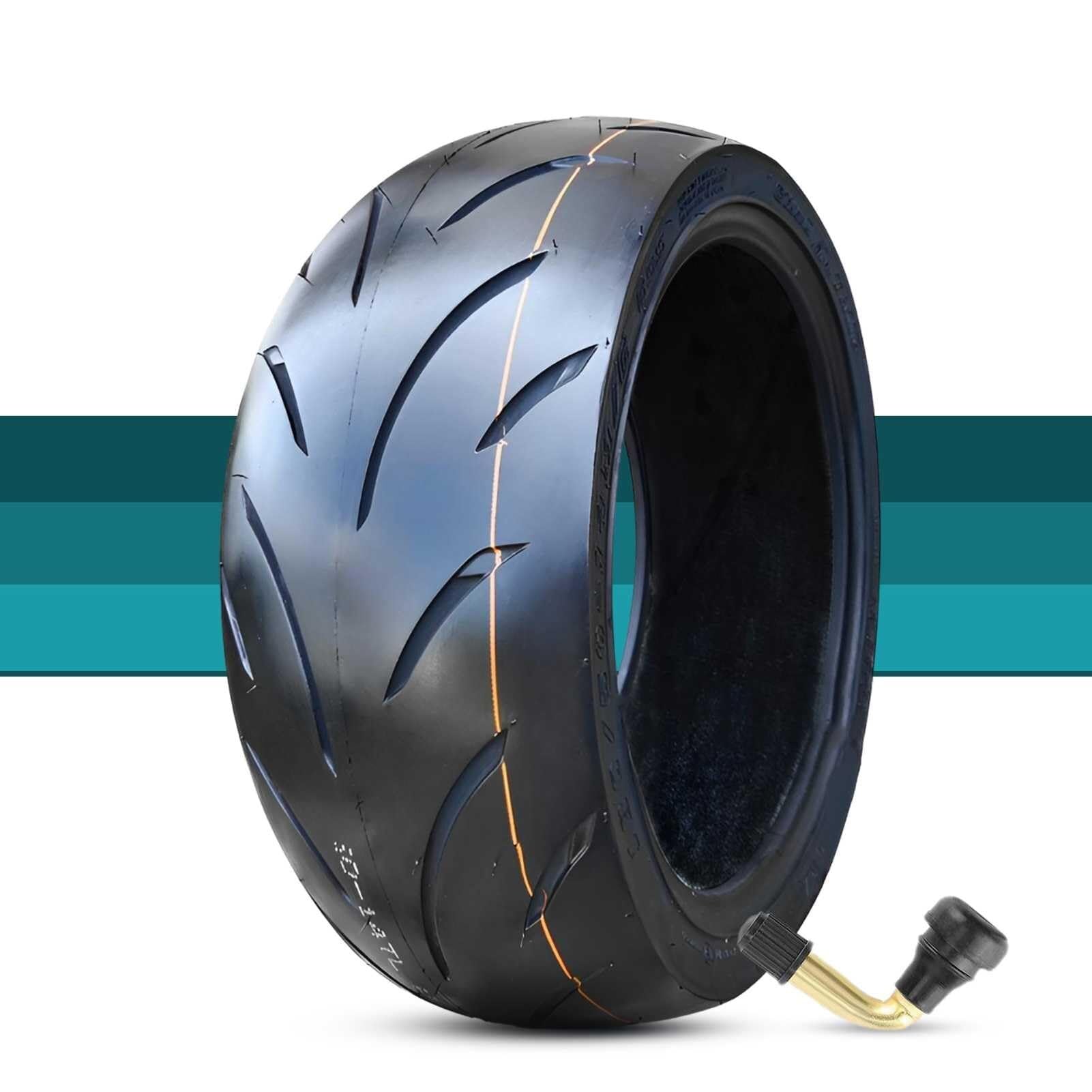 180/50-14 Opona Motocyklowa Bezdętkowa z Niskim Oporem Toczenia 180/50/14 Wytrzymała Przyczepność i 180 50 14 Opona Przeciwpoślizgowa na Koła Przednie i Tylne