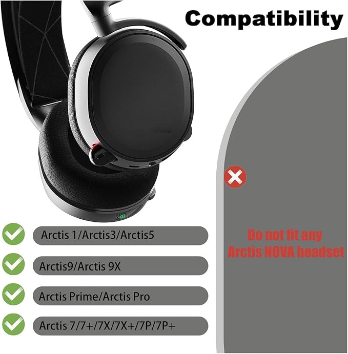 Repuesto para Almohadillas Audífonos SteelSeries Arctis miniatura 5