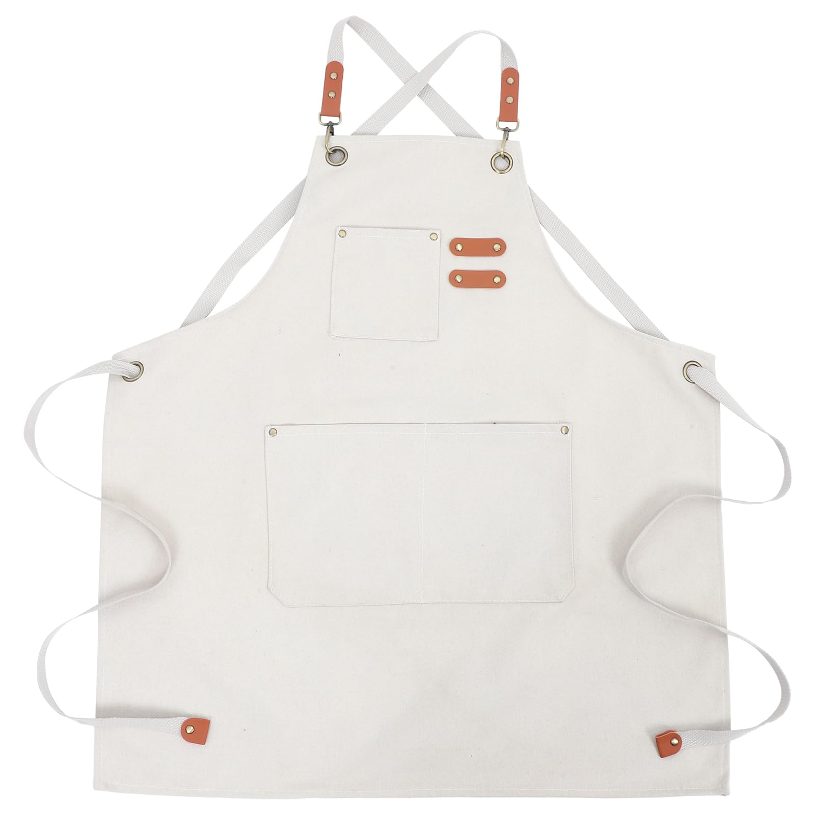 Tablier pour serveuse et coiffeur imperméable doté de compartiments multiples - 2