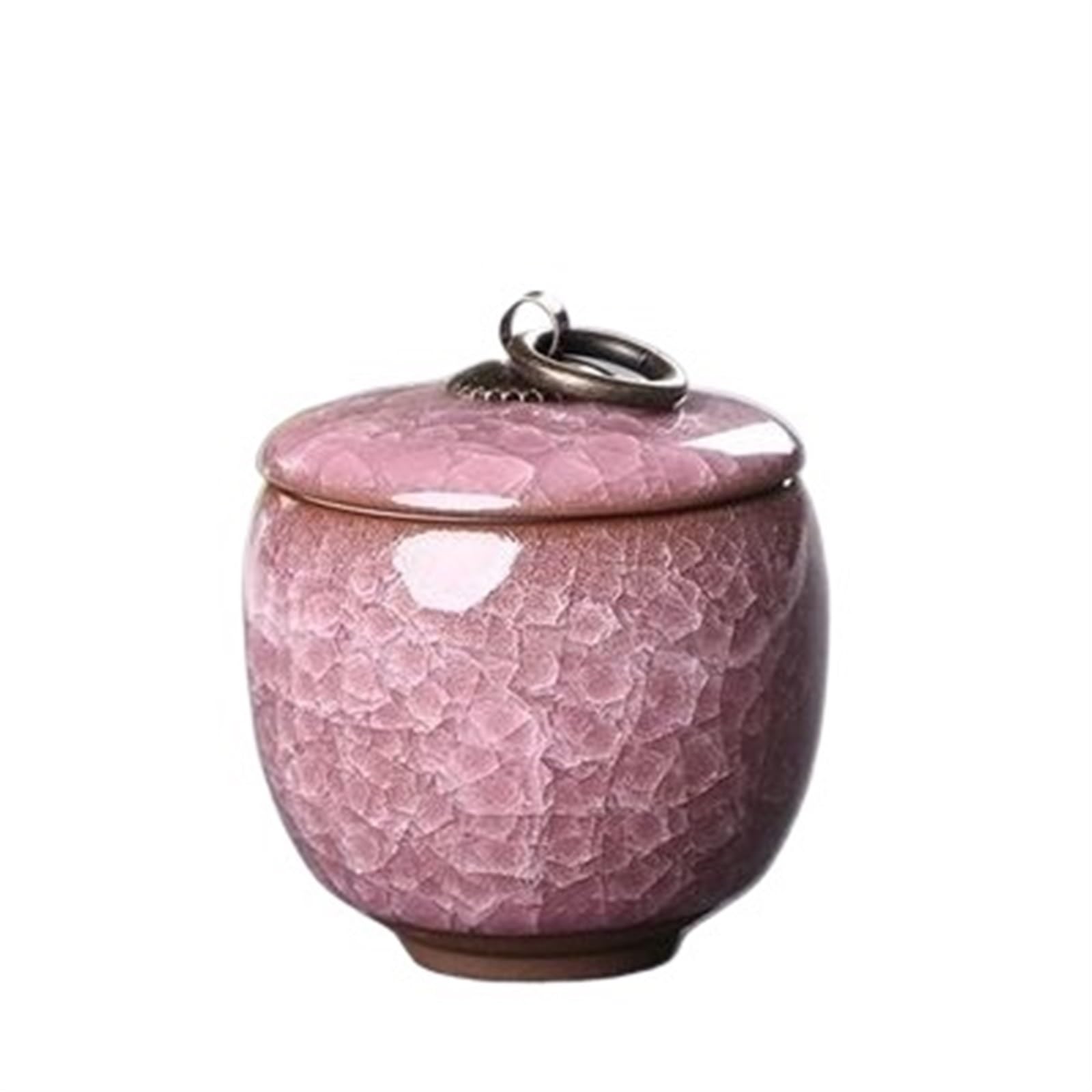 AYWTIUN tea storage jars Ceramic Tea Caddies Container Coffee Canister Porcelain Caddy Storage Box(7cm 6cm-05)