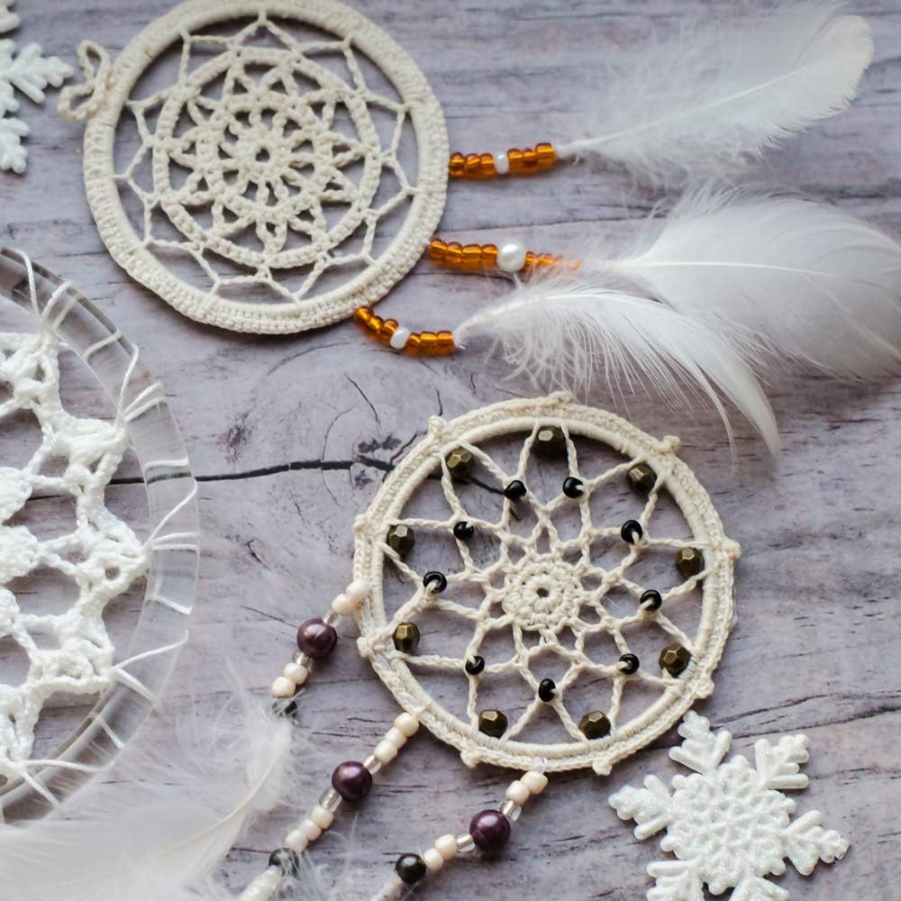 Caydo 12 Pieces 8 Inch Embroidery Hoops, Cross Stitch Hoop Ring for Art Craft Handy Sewing