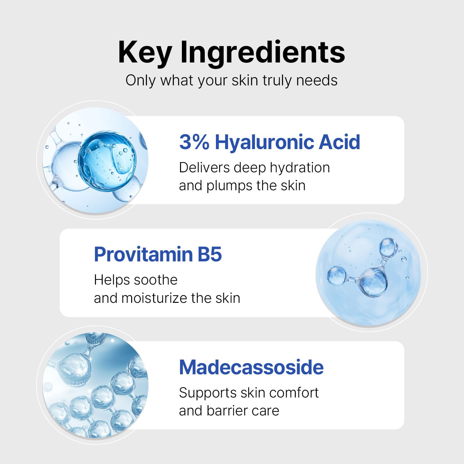 Park's Choice Hyaluronic Acid 3 Serum with Niacinamide & Madecassoside, 1.01 fl.oz. - Image 3