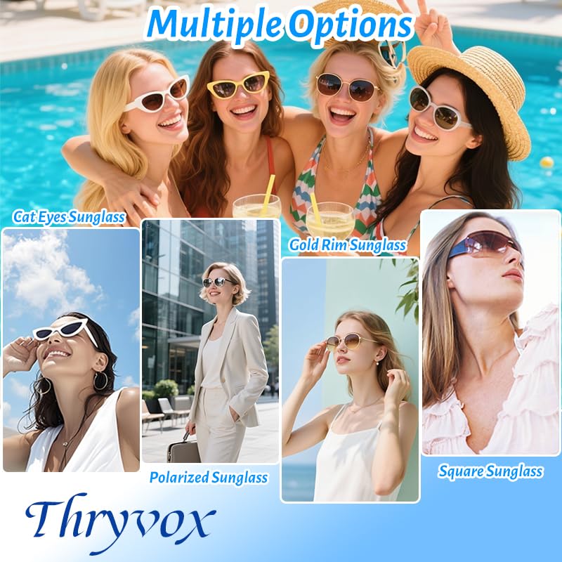 Retro Aviator Sunglasses for Women Men, Trendy Square Sun Glasses with UV400 Protection and Anti-glare4