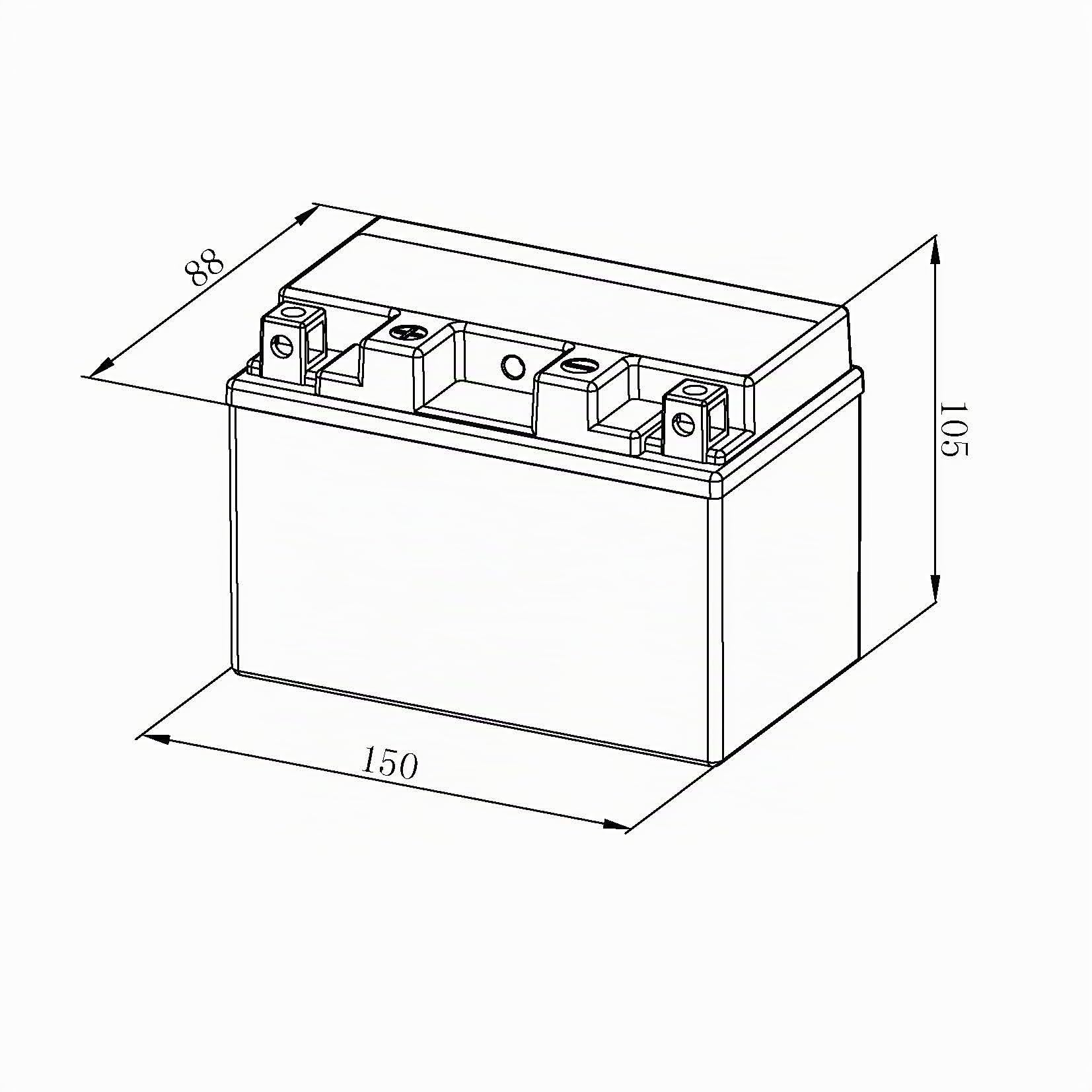 Bosch FA118 - AGM-Motorradbatterie - 12V 145A 10Ah - Geeignet für Motorräder, Motorräder, Enduros, Roller, Quads, Jetskis - Kompatibel M6016, BT12A-BS, BT12A