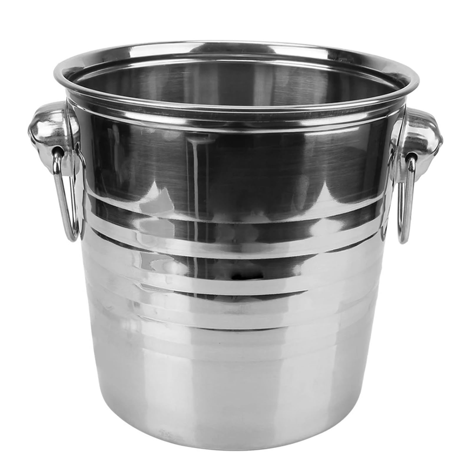 Secchio refrigerante for Birra e Vino, creatore di cubetti di Ghiaccio in Acciaio Inossidabile da 5 Litri for KTV Bar, Cucina, Bicchieri, Bicchieri for Champagne, Birra, Vino per Casa, Bar