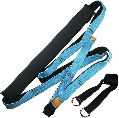 DOUBAO - Cinturón de yoga elástico de flexibilidad, bandas de resistencia para interiores, danza, gimnasia, entrenamiento, equipo de fitness,