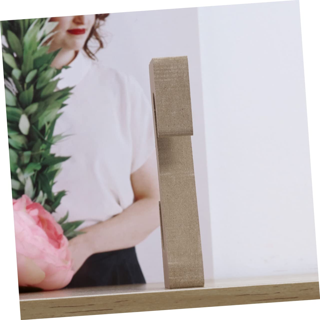 IWOWHERO Pine Craft Letters for Wall Wooden Alphabet Letter Set Decorative Home Dec