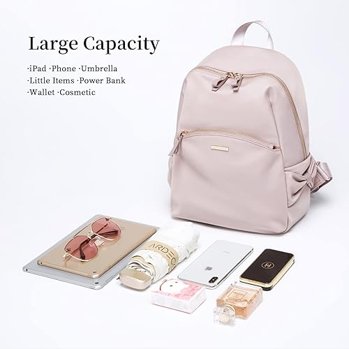 Miniatura 8 de GOLF SUPAGS Mochila para laptop para mujer con asa superior para portátil de 14 pulgadas, mochila casual para viajes de trabajo, Negro -, Mochilas