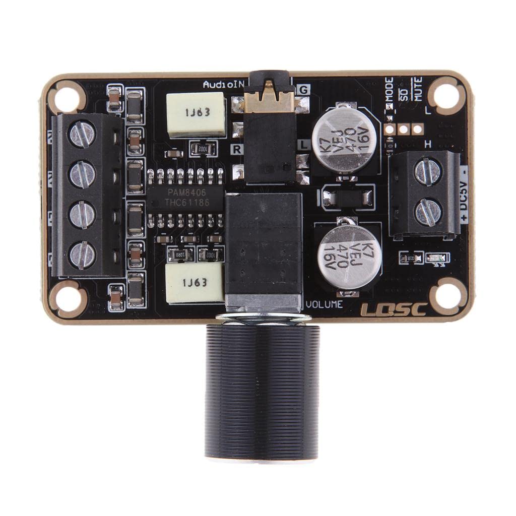 PAM8406 5W+5W Dual Channel Stereo Class D Amplifier Board 2 * 5W 5V AMP|Amplifiers|Receivers & Separates|Home Audio-image-21