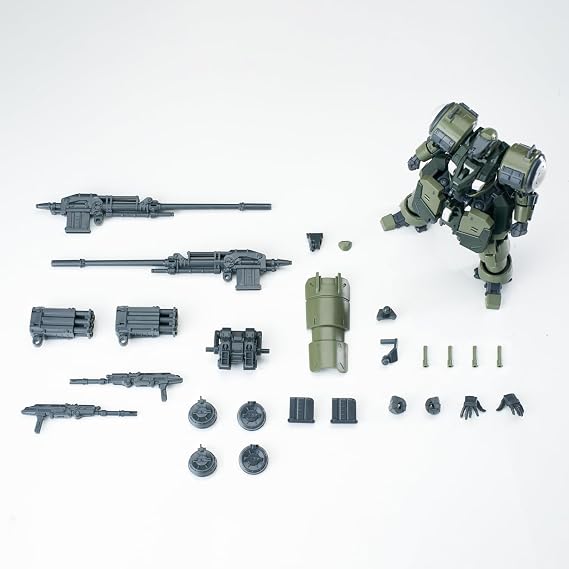 GWTCTOY 1/144 Plastic Model Action Figures Kits, Zalov, 13CM Mecha Model, Easy to Assembl