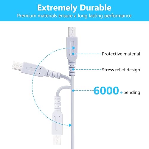 Miniatura 5 de Cargador 3DS, adaptador de CA compatible con Nintendo 3DSDSiDSi XL2DS2DS XLNuevo 3DS XL - Enchufe de pared para el hogar de 100-240V