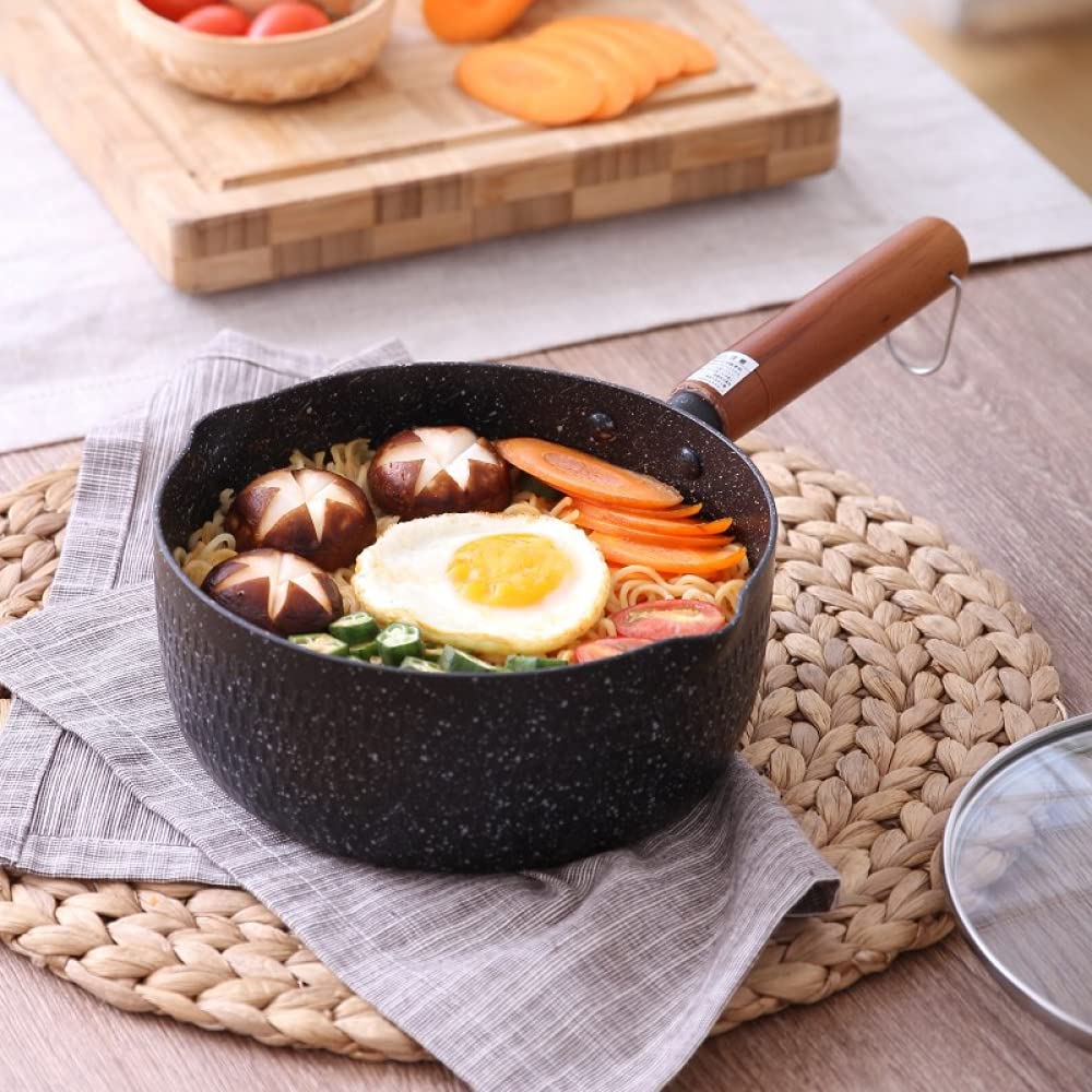 Maifan-Milchtopf aus antihaftbeschichtetem Aluminium mit Griff für Instant-Nudeln und Suppe