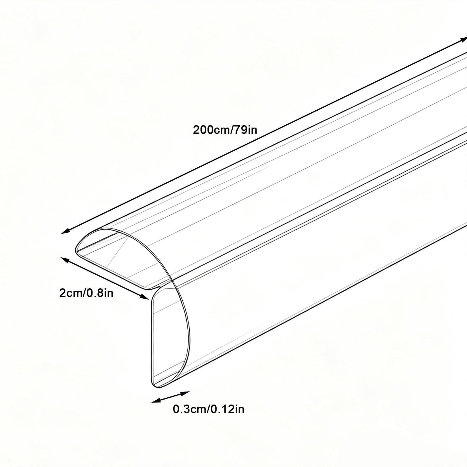 Paraspigoli Angolari Trasparenti in PVC, Autoadesive, Para Spigoli | Paraspigoli Muro, Paracolpi, 20 Paraspigoli Anti-collisione, per Mobili, Pareti, Finestre e Tavoli(2cm/0.8in)