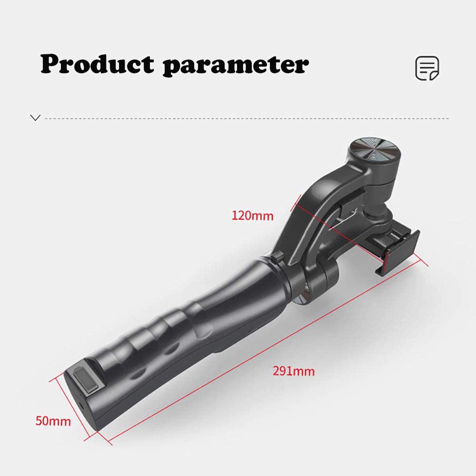 3-Axis Gimbal Stabilizzatore per Smartphone Vlog Live Video Record Pieghevole del Giunto cardanico Supporto Nativo Camera Control
