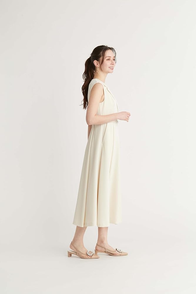 Amazon.co.jp: [セルフォード] テーラードラペルフレアワンピース