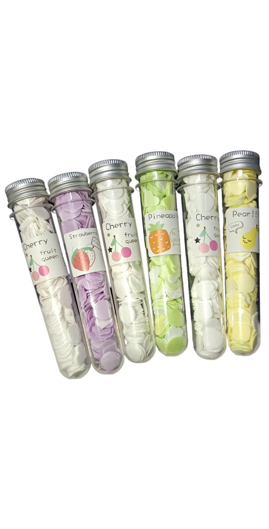 Sidhav (Assorted/Random Colour) 6 Pcs Flavour Soap For Travelling Soft Scented Soap Bath Flakes Paper Soap Flower Design Tube Shape Bottle (6)-picture-29
