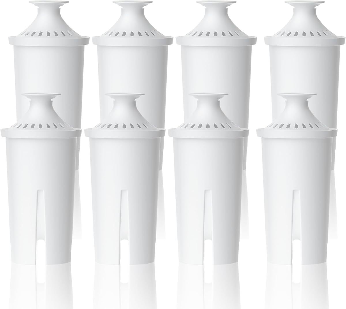 AQUA CREST Replacement for Brita® Water Filter, Pitchers and Dispensers, Classic OB03, Mavea® 107007, and More, NSF Certified Pitcher Water Filter, 8 Count