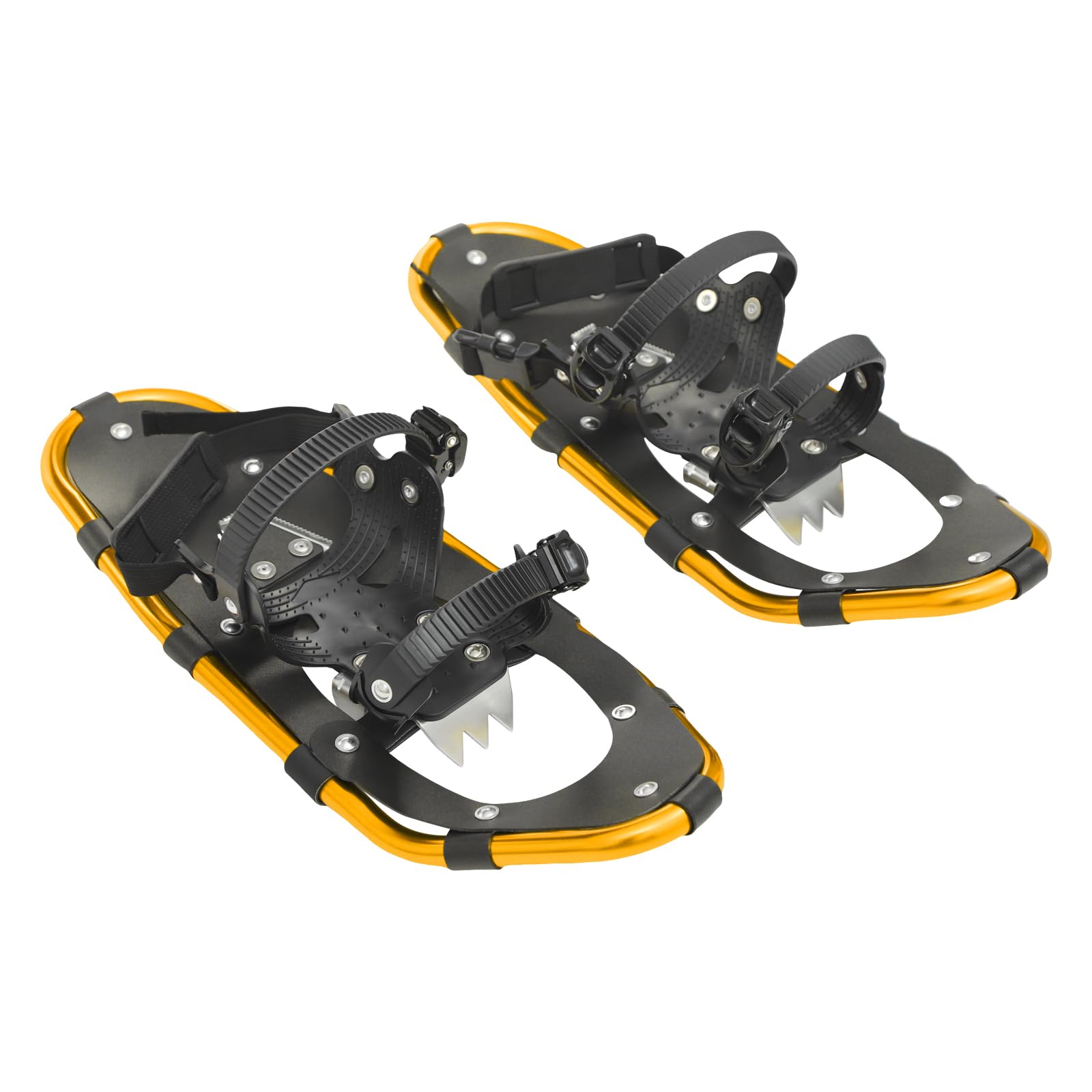 POAdwhmnr Snowshoes for Men Women, Light Weight Snow Shoes with Trekking Poles