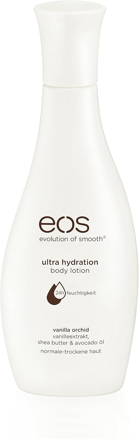 eos Bodylotion Vanilla Orchid, huidverzorging voor normale en droge huid, hydraterende bodylotion met avocado-olie, zonder parabenen, 1 x 200 ml