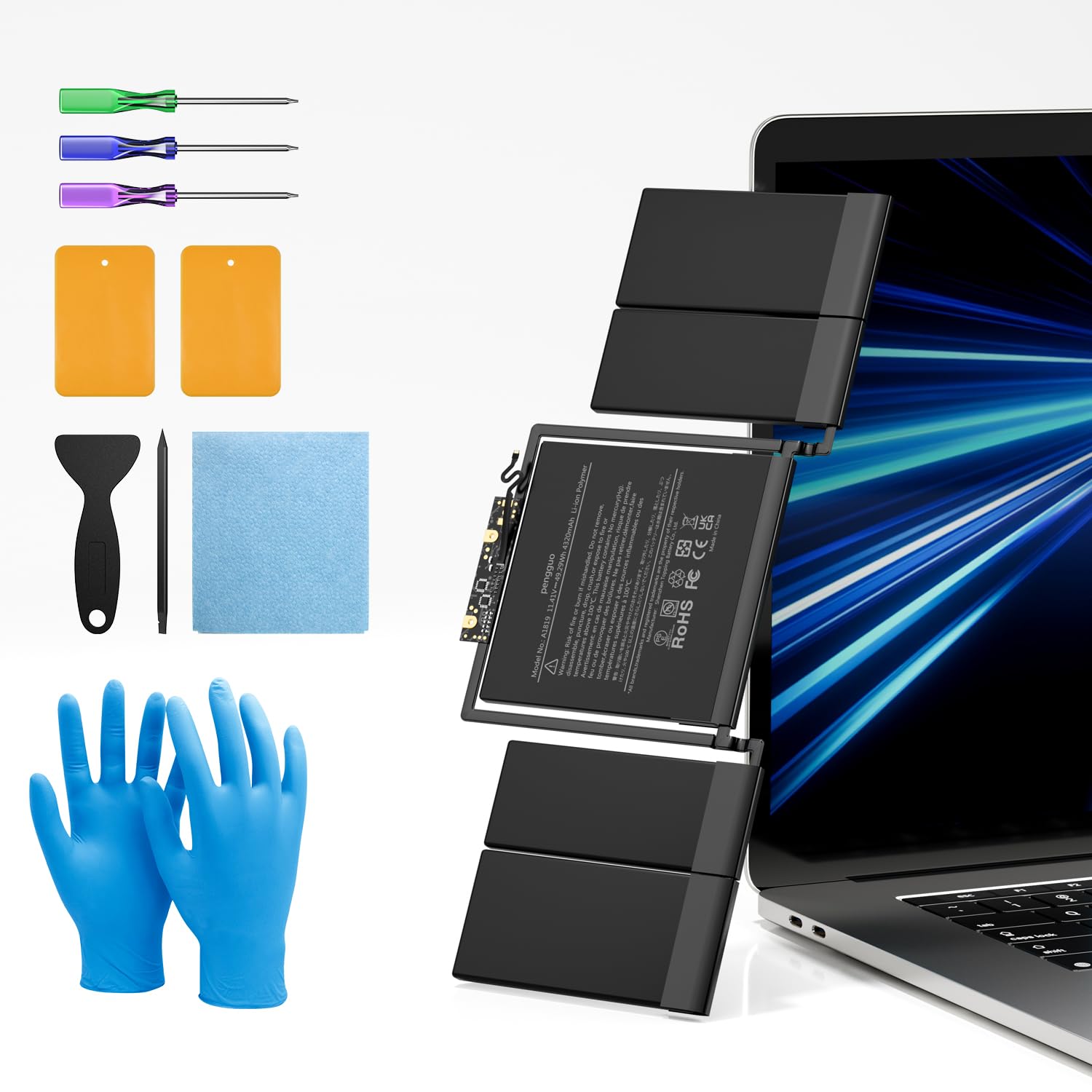 Amazon.com: pengguo Battery for MacBook Pro 13 Inch A1706 (Late