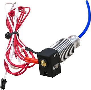 24V 40W 3D Printer hotend MK3S J Head extruder kit Fit for Prusa i3 MK3/MK3S/MK3S+ and Other E3 V6 Remote Printhead Printer, with Silicon Cover and 0.4mm Nozzle for 1.75mm Direct Filament