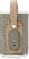 Aquecedor portátil de mamadeiras para bebês, aquecedor portátil de mamadeiras para viagem, mantém o leite e a comida do seu bebê aquecidos facilmente /1115 (Size : Grey)
