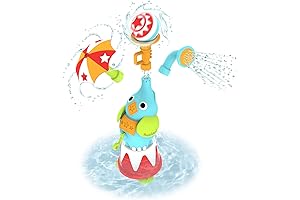 Baby Bath Elephant Sprayer Toy Set EleFountain Sprinkler Water Show