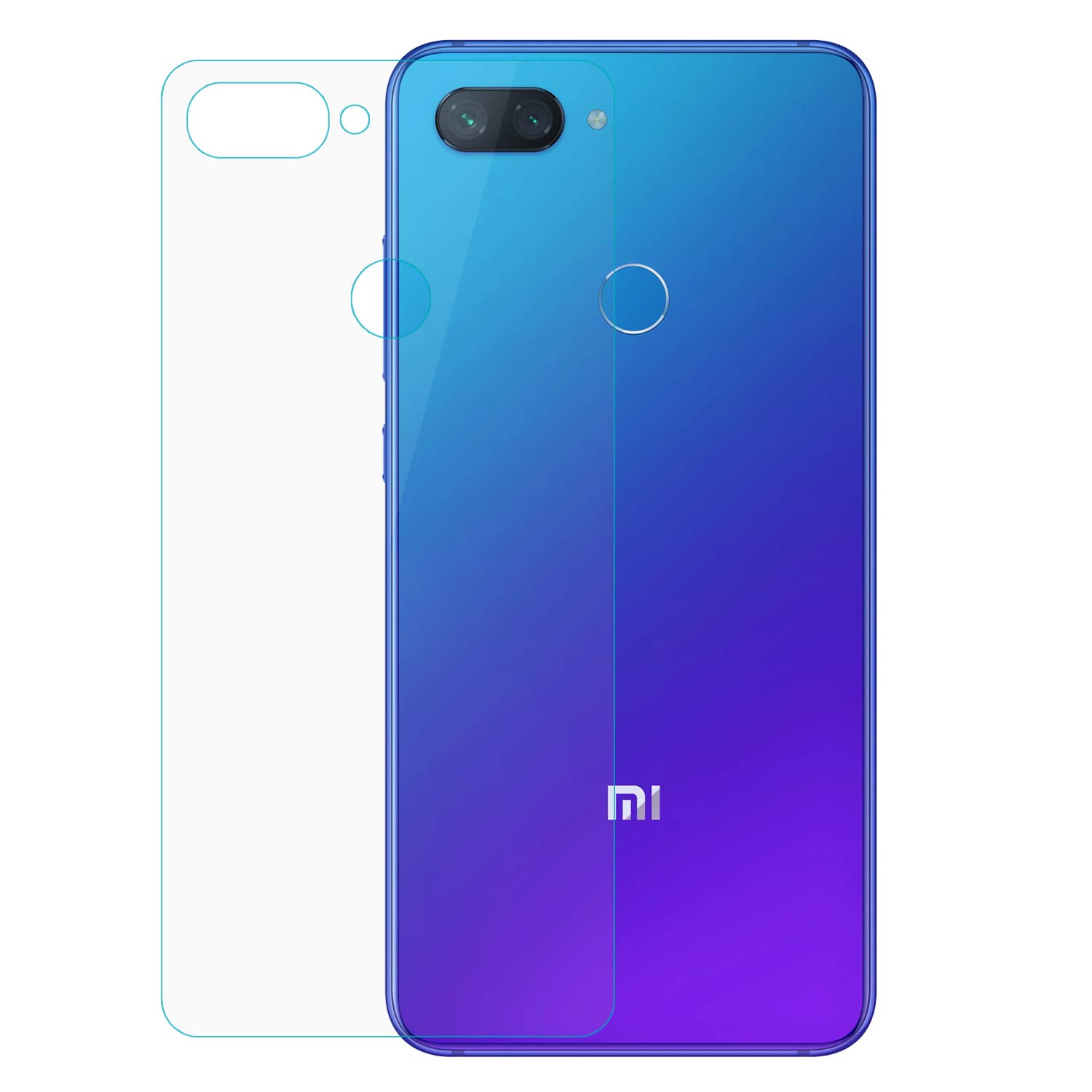 Microsonic Xiaomi Mi 8 Lite Arka Nano Cam Ekran koruyucu [Mi 8 Lite ile Uyumlu Ekran Koruyucu]