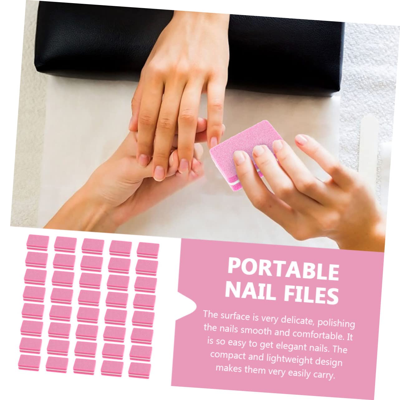 FRCOLOR 250pezzi Limette Per Unghie Professionali Per Manicure e Pedicure e Sicuri Per La Unghie Per e Casa