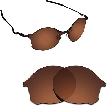 Alphax Dark Brown Polarized Replacement Lenses for Oakley Tailend