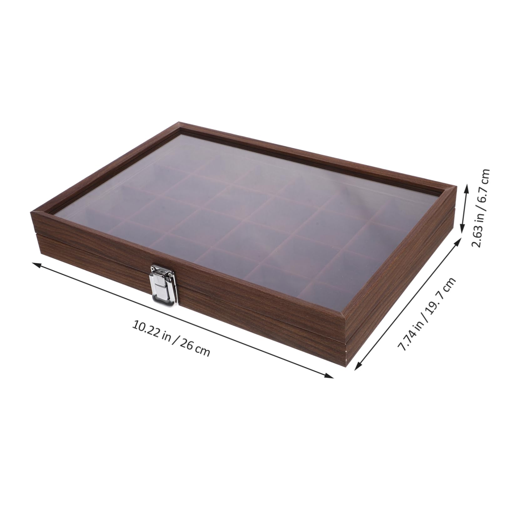 Alipis Boîte De Rangement Pour Sachets De Thé Avec 24 Compartiments Organiseur Pour Sachets Dassaisonnement Étui De Rangement Pour Bonbons Support