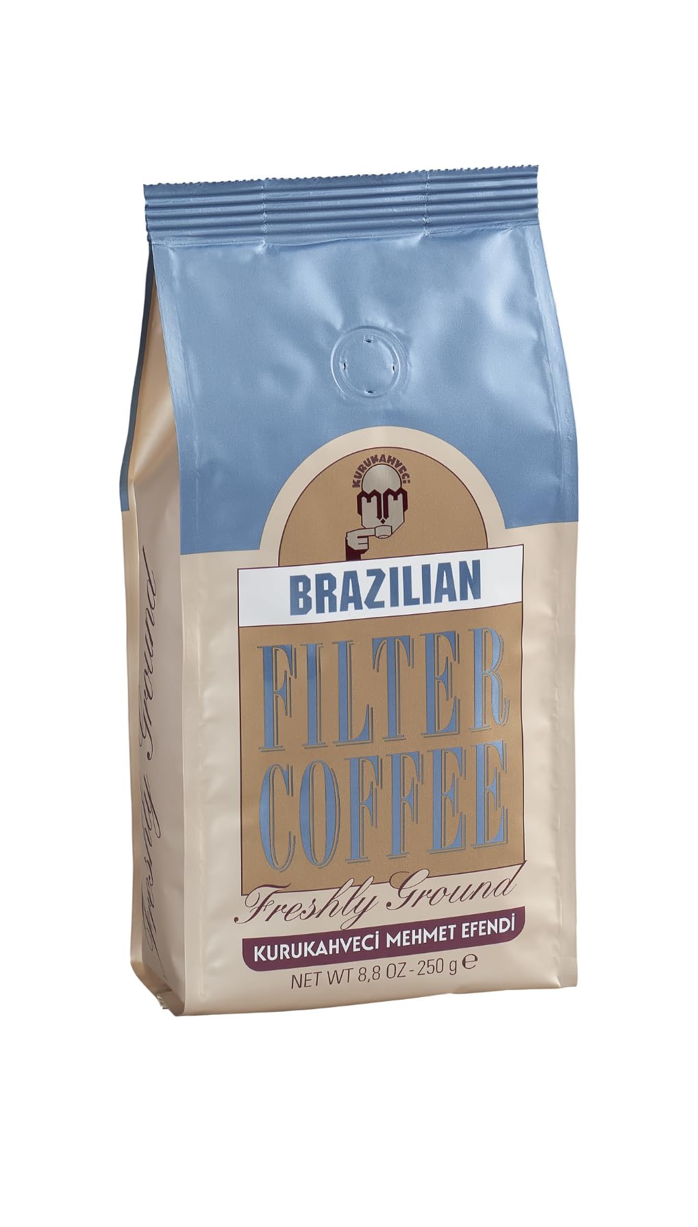 Kurukahveci Mehmet Efendi Brazilian Filtre Kahve 250gr Folyo Ambalaj