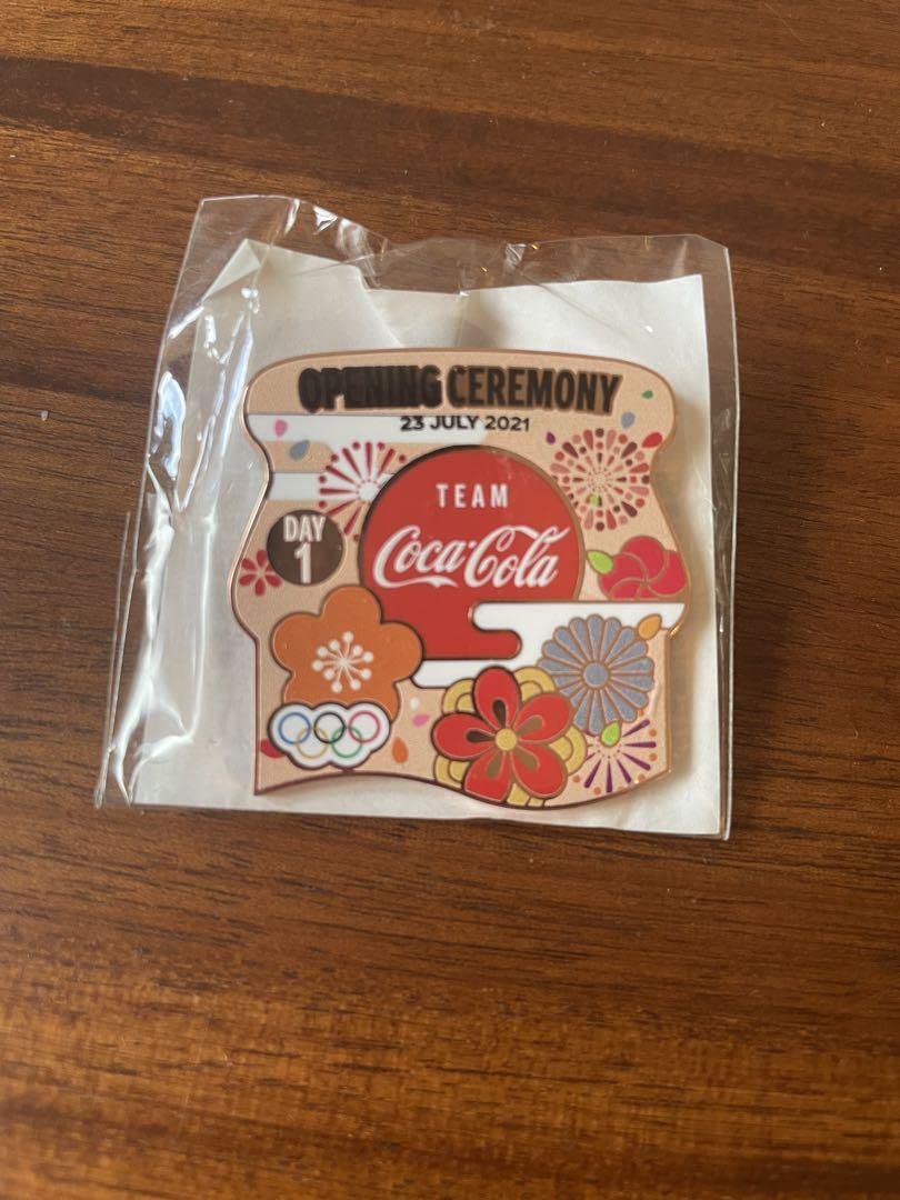 Amazon | オリンピック コカコーラ ピンバッジ デイピン DAY1 | バッジ 