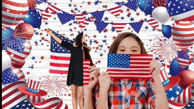 Watch Independence Day Veterans Day Photo Backdrop 4th of July on ...