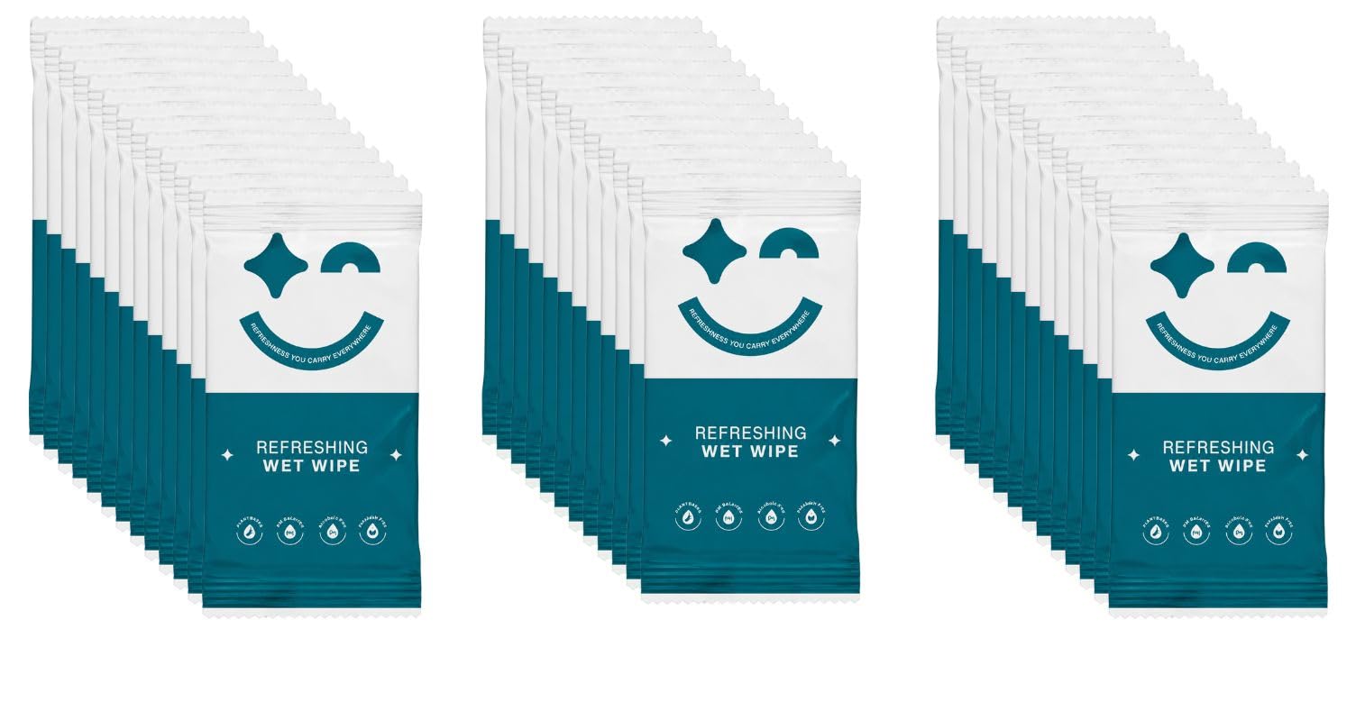 Puriff refreshing wet wipes with lemon and aloe vera fragrance provide gentle cleansing for face body and hands. soft non woven fabric with ph balanced formula keeps skin fresh hydrated and suitable for all skin types. (30, One Size)-image-12